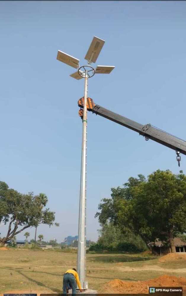 Installation Work High Mast Pole