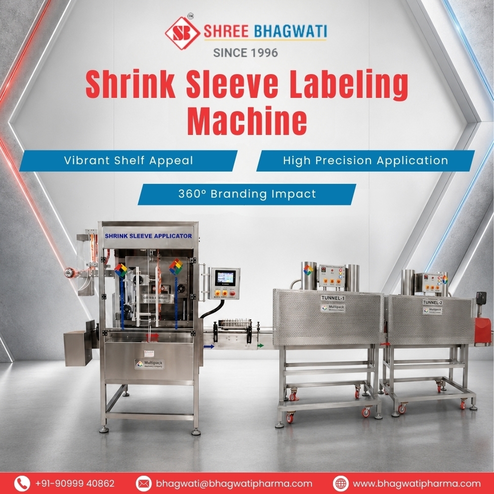 Shrink Sleeve Labeling Machine with Tunnel