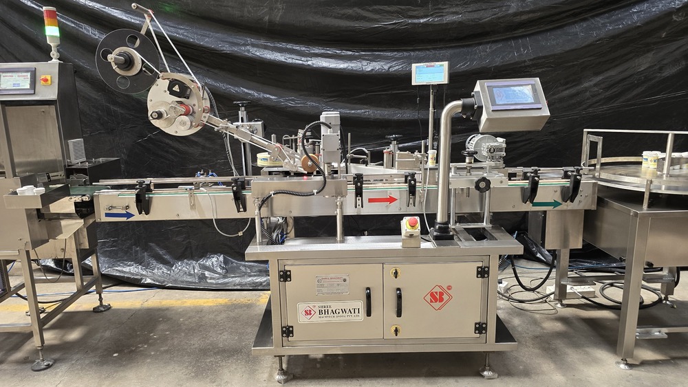 Automatic Top - Single Side Sticker Labeling Machine