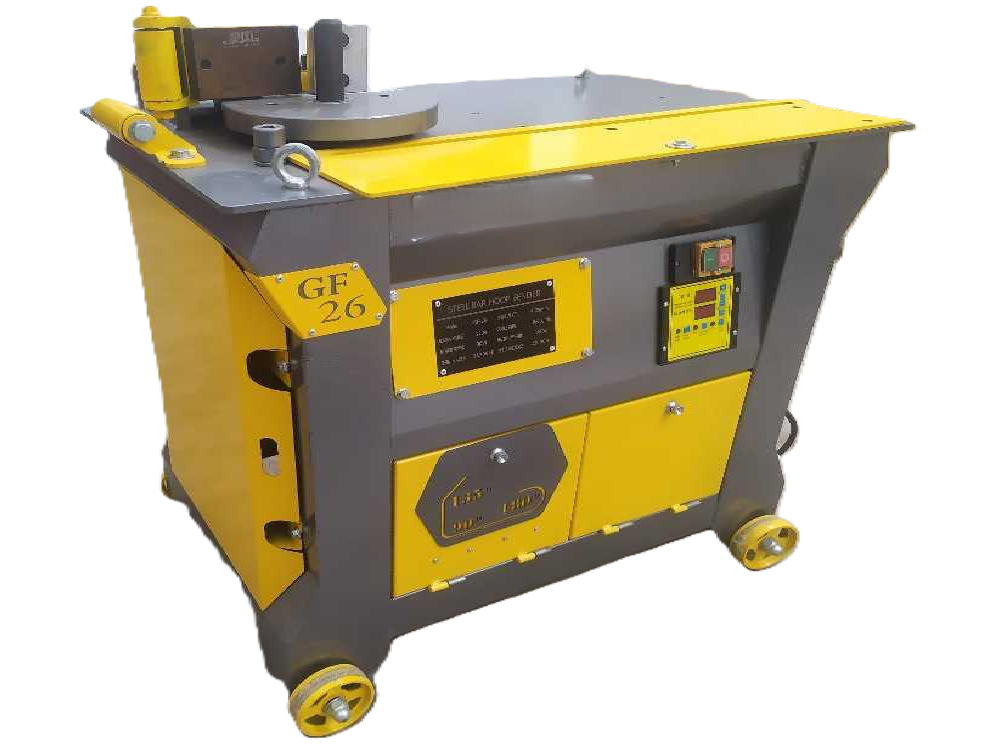 Gf26 - 3 Phase Bar Bending Machine - Bending Angle: 0-180 Degrees