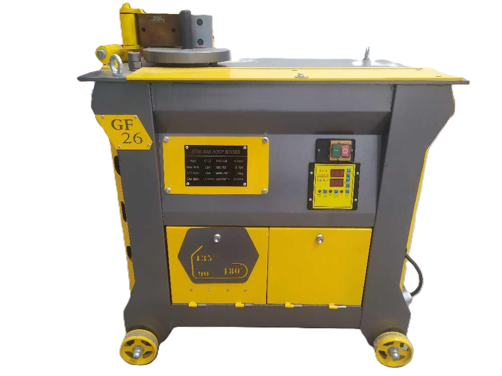 Gf26 - 3 Phase Bar Bending Machine - Bending Angle: 0-180 Degrees