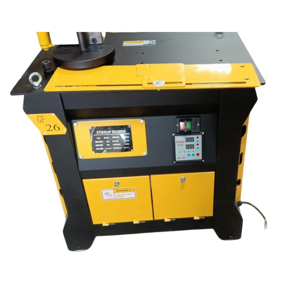 Gf26 - 3 Phase Bar Bending Machine - Bending Angle: 0-180 Degrees