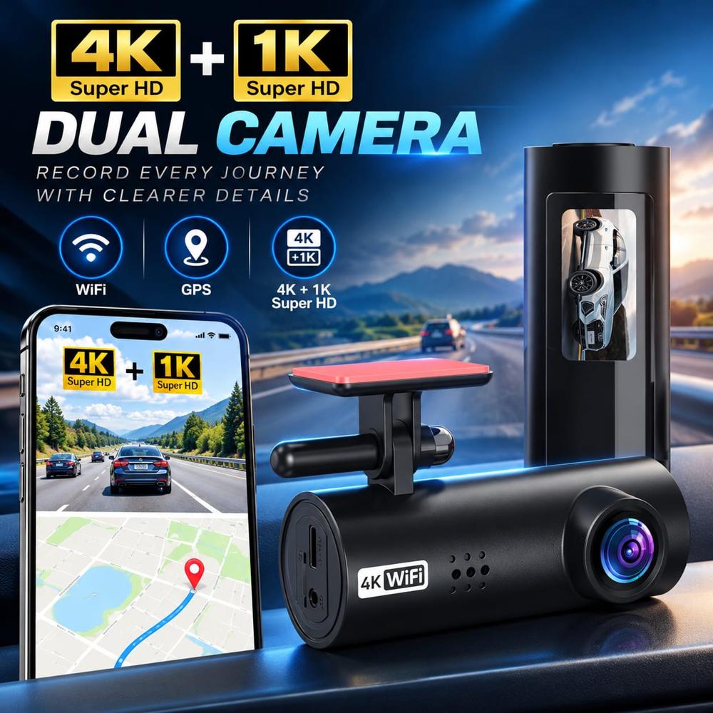 Dual Dash Cam - Compatible With: Commercial Vehicles