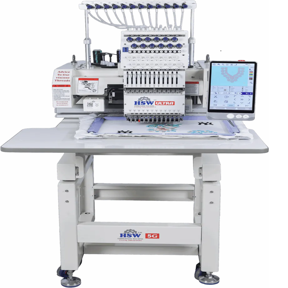 HSW Ultra 1216 Embroidery Machine