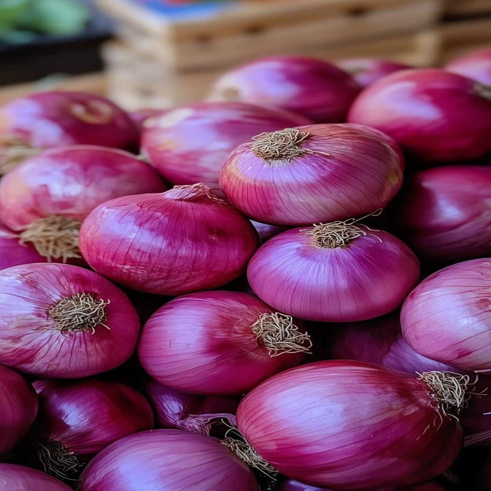 Fresh New Shallot Red Onion Fresh