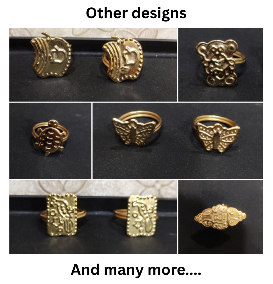 Butterfly Ring Golden Color