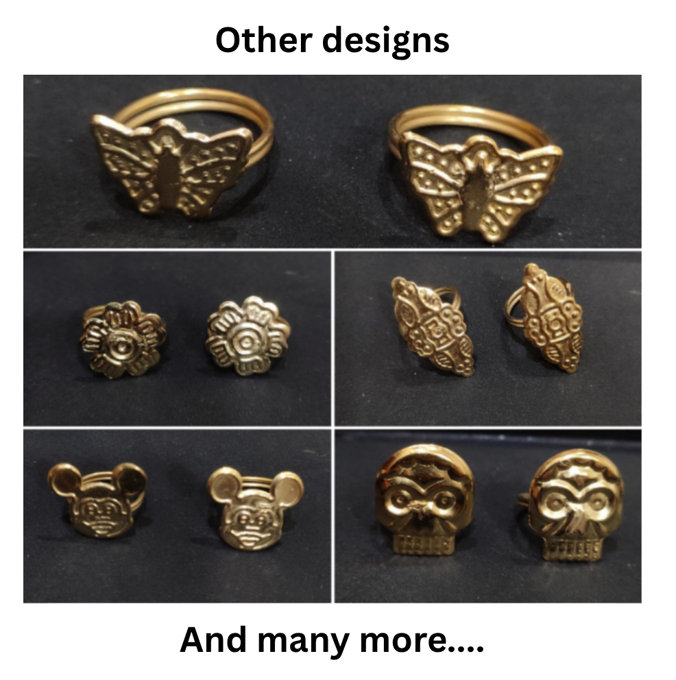 Tortoise Ring Golden Color