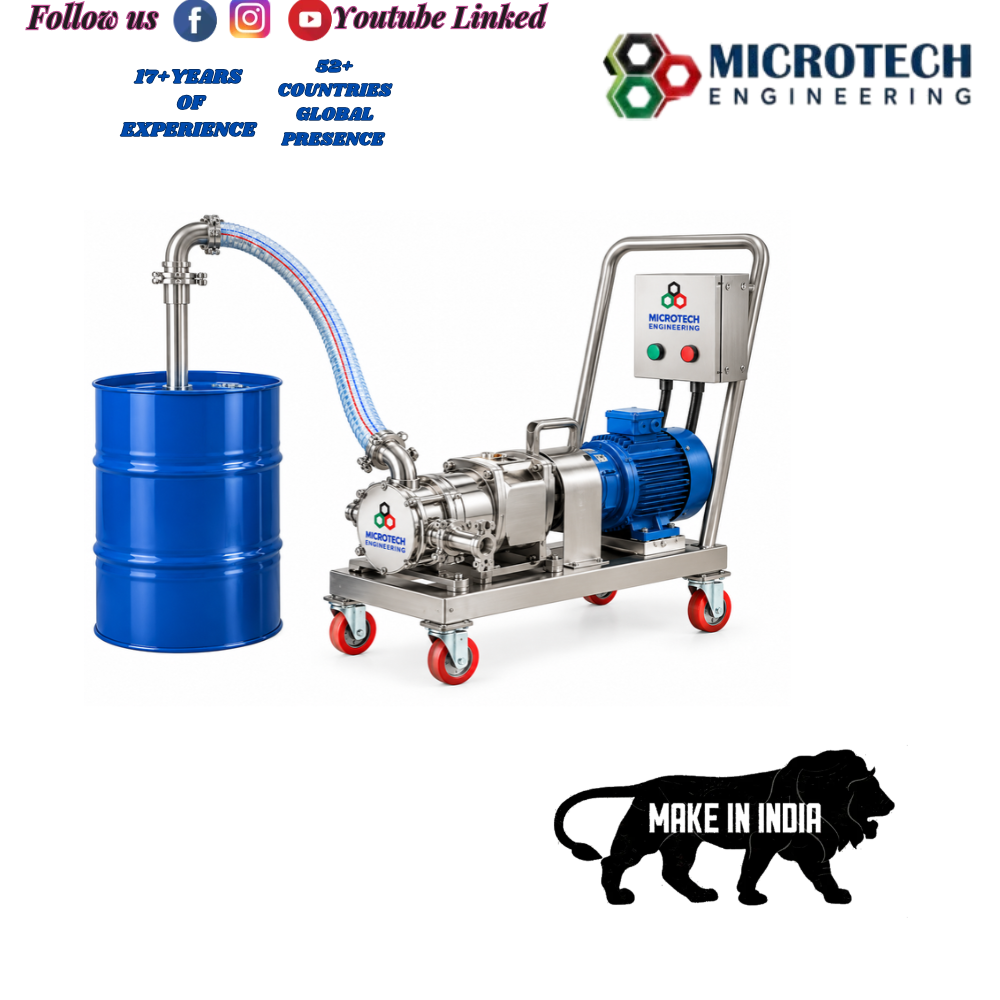 3 HP GMP Positive Displacement Barrel Transfer Pump