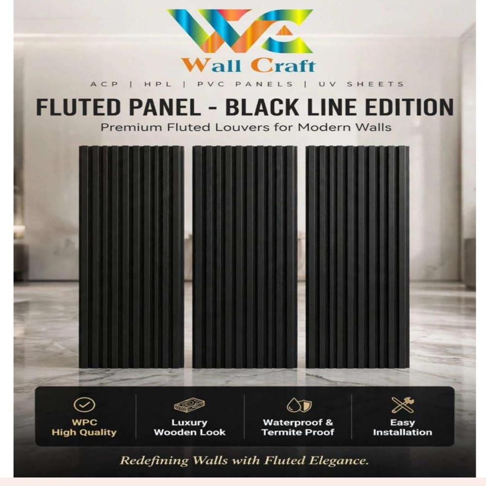 Black Pvc Wall Panel - Advantage: Waterproof And Termite-proof