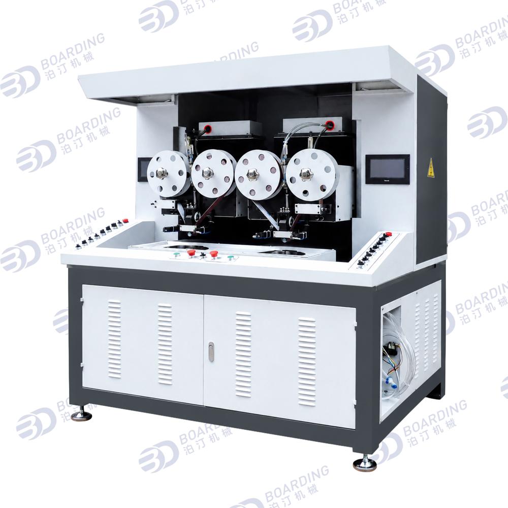 Vacuum Flask Double Station CNC Mouth & Bottom Welding Seam Grinding Machine