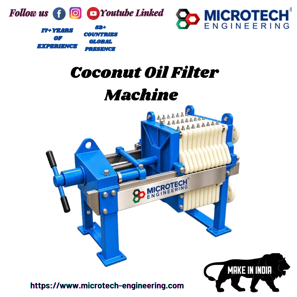 Coconut Oil Filter Machine - Usage: 1
