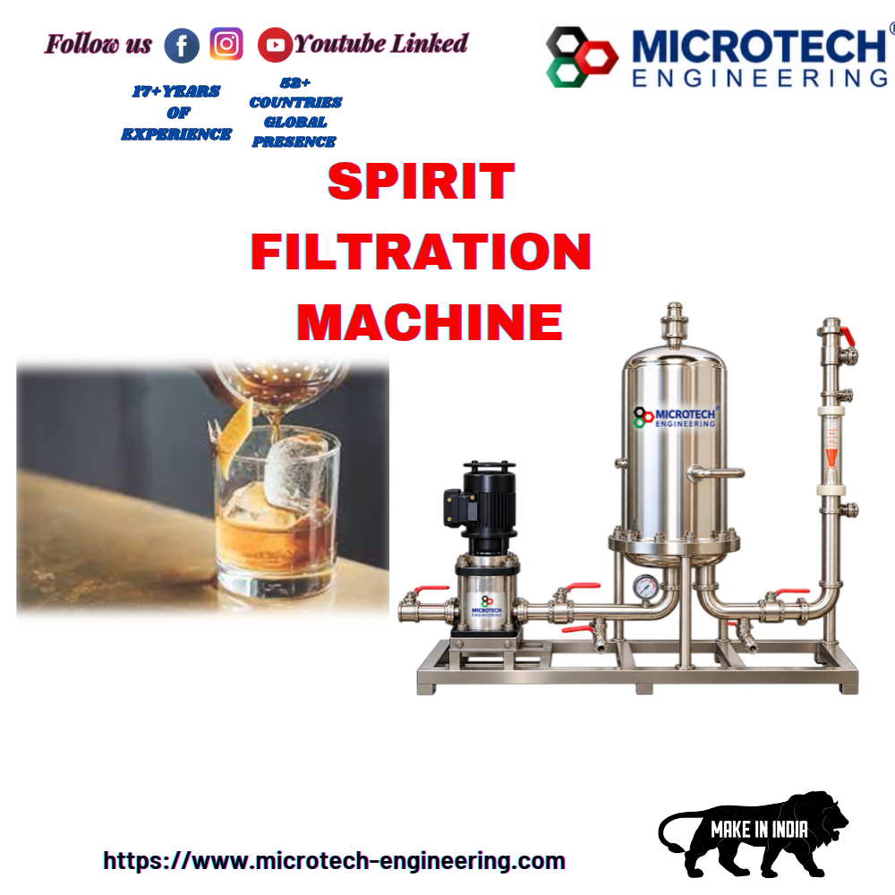 spirit filtration machine