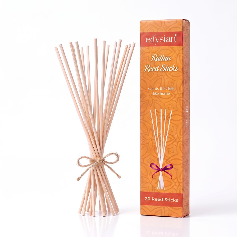 Plain Reed Diffuser Sticks - Color: Natural Off-white / Beige
