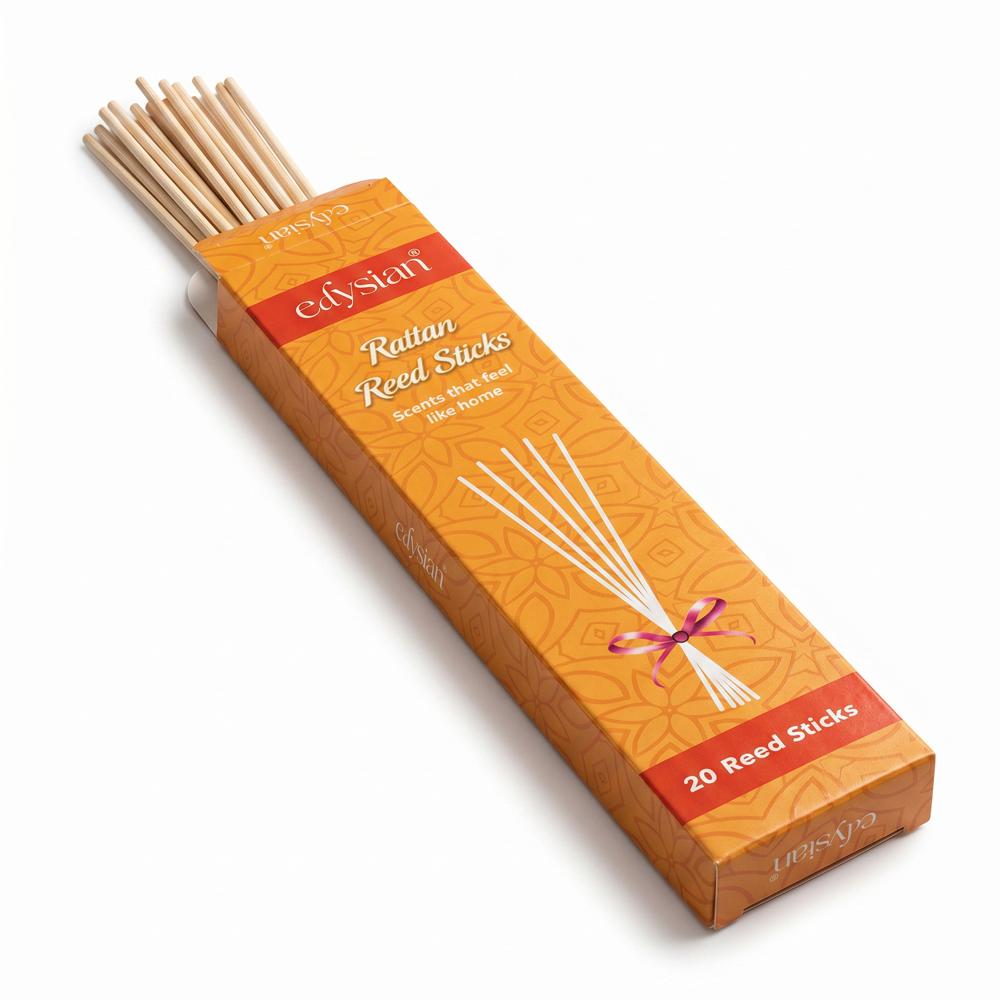 Plain Reed Diffuser Sticks - Color: Natural Off-white / Beige