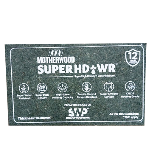Motherwood HDHMR Board Density, High Screw Holding Capacity and Smooth Surface