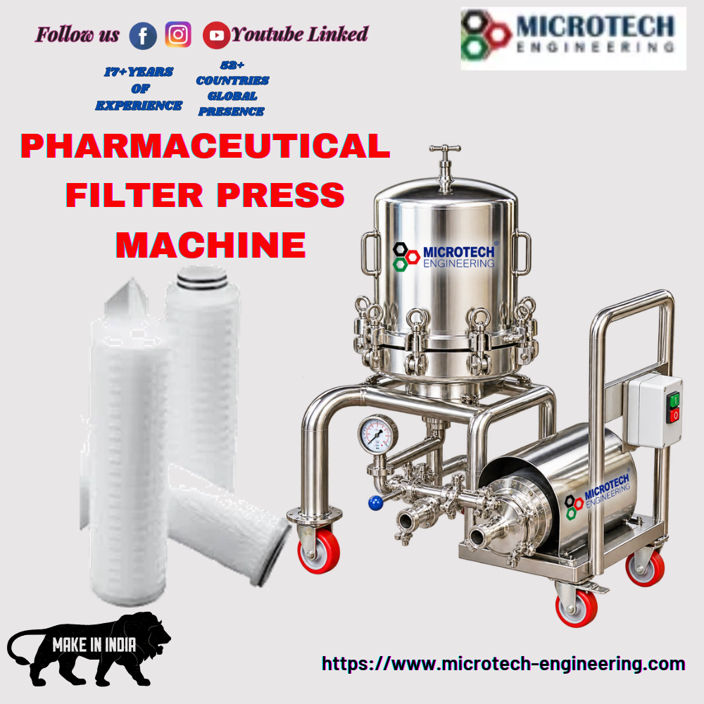 pharmaceutical filter press machine