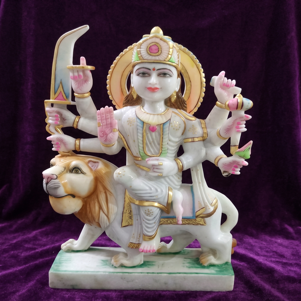 Marble Durga Statue