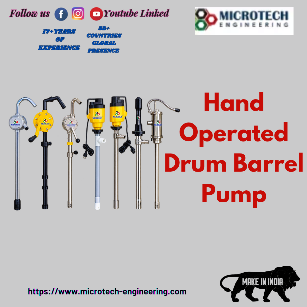 Hand Operated Drum Barrel Pump