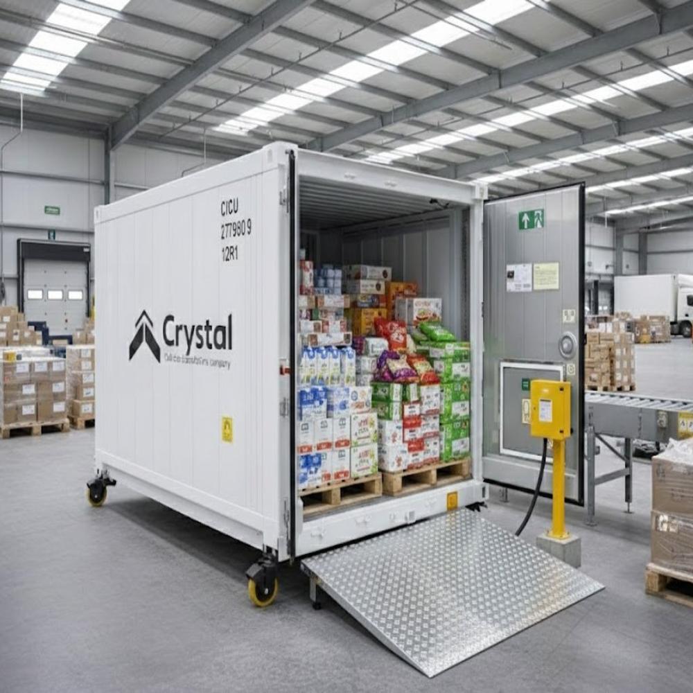 Ten Ruppy 10 Ft Frozen Food Reefer Container | -18 Degree C Cold Storage For ...