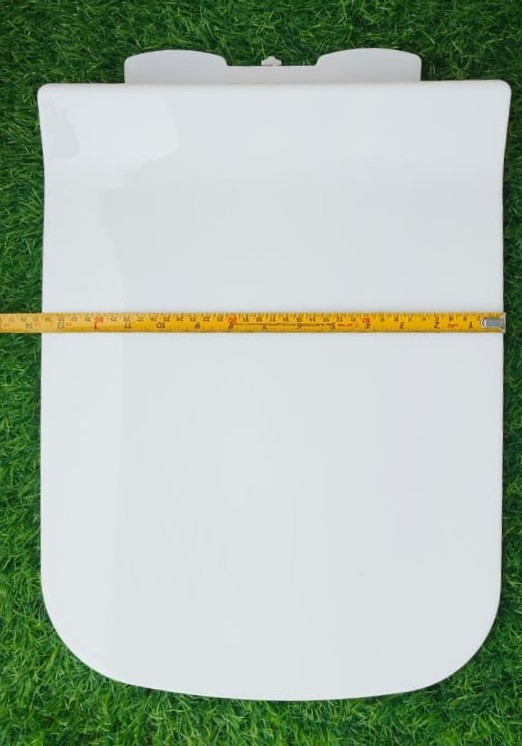 743 SLIM TOP FIXING SEAT COVER, Enigma Topfixing Seat Cover , square slim toilet seat cover