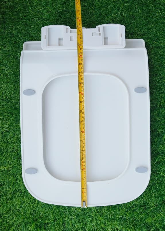 743 SLIM TOP FIXING SEAT COVER, Enigma Topfixing Seat Cover , square slim toilet seat cover
