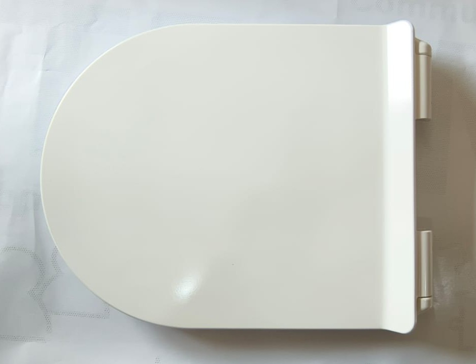 803 IMPORTED UF SEAT COVER FOR TOILET, Imported Round Duraplast Soft Closing Slim Seat cover