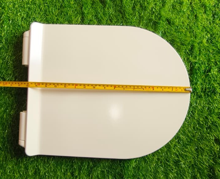 803 IMPORTED UF SEAT COVER FOR TOILET, Imported Round Duraplast Soft Closing Slim Seat cover