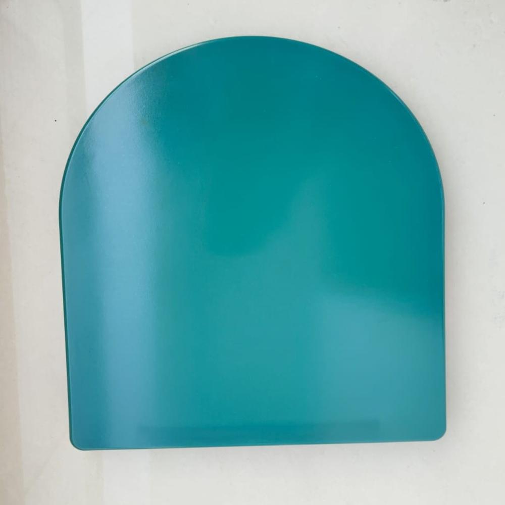 Round shape green UF seat cover, green color Soft Closing uf Seat cover
