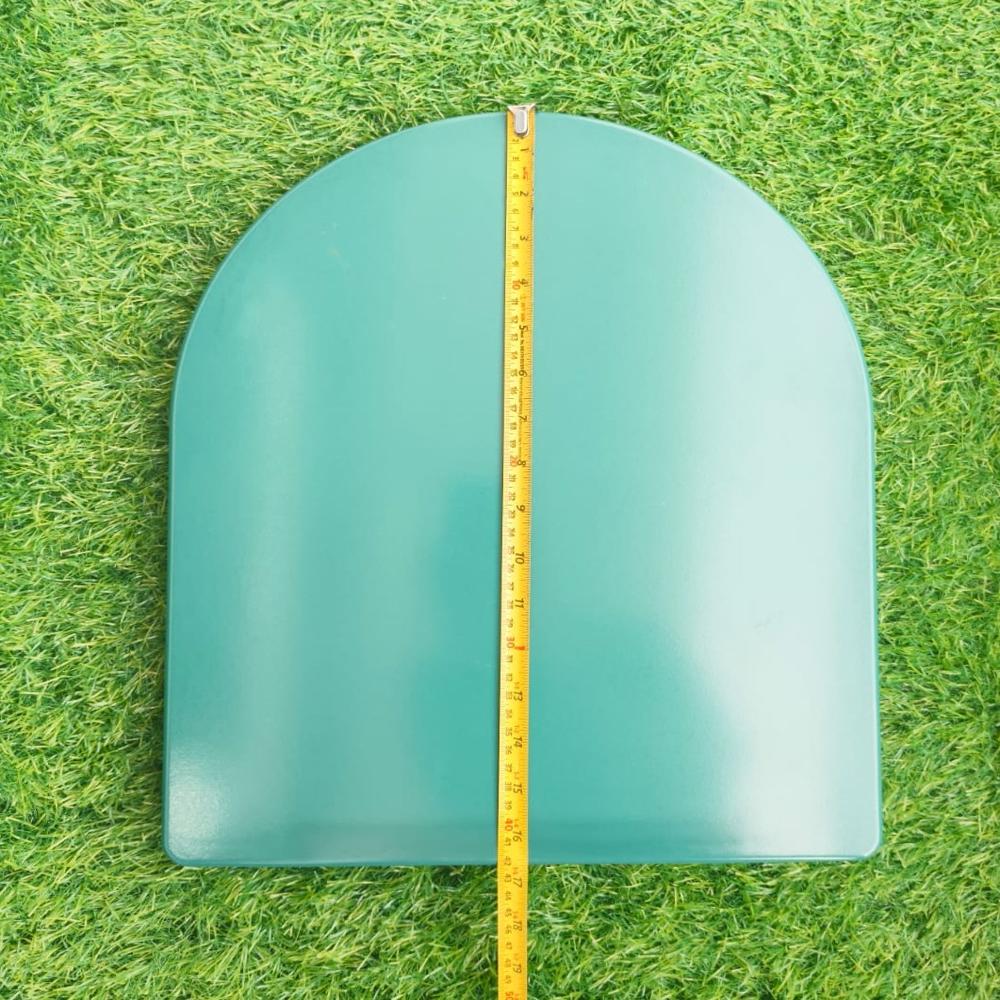 Round shape green UF seat cover, green color Soft Closing uf Seat cover
