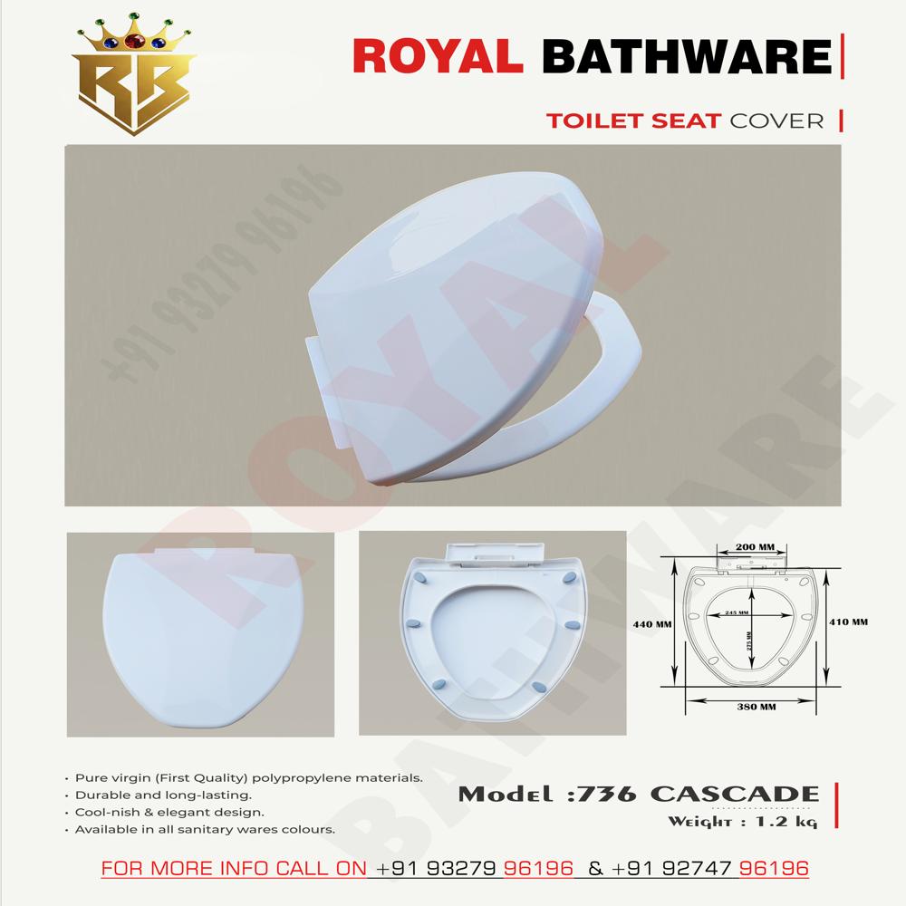 736 soft close seat cover, Cascade type Toilet Seat Cover