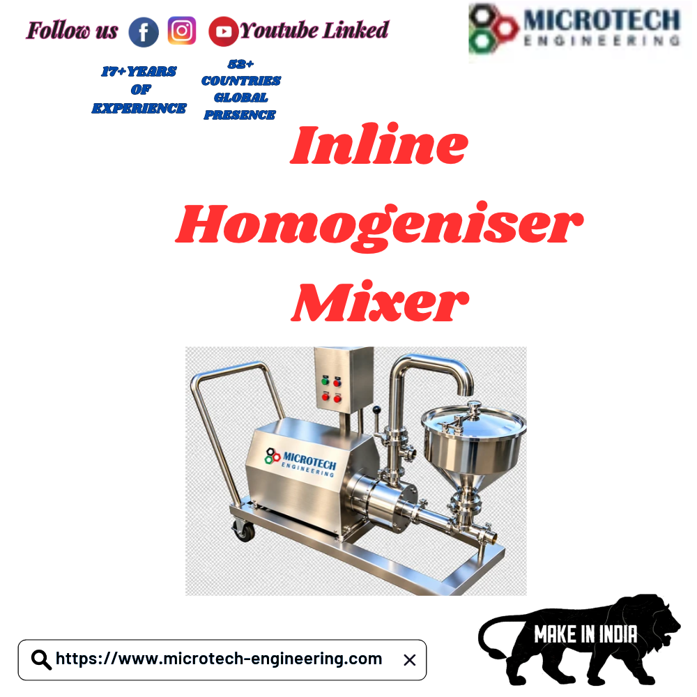 Inline Homogeniser Mixer
