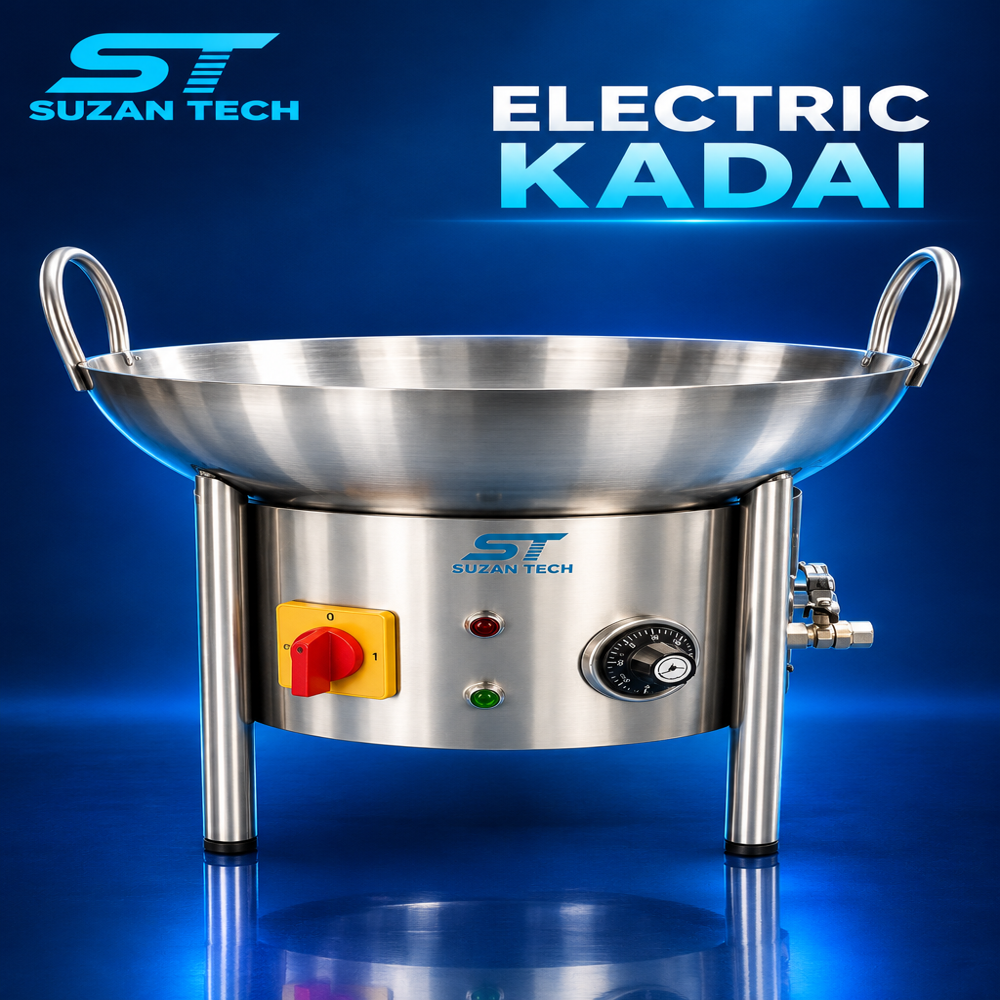 Electric Kadai - Material: Stainless Steel