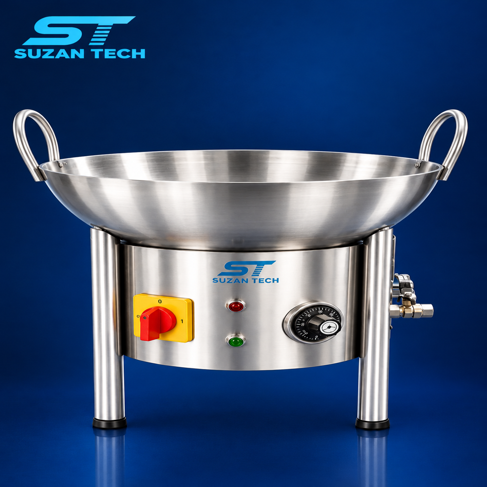 Electric Kadai - Material: Stainless Steel