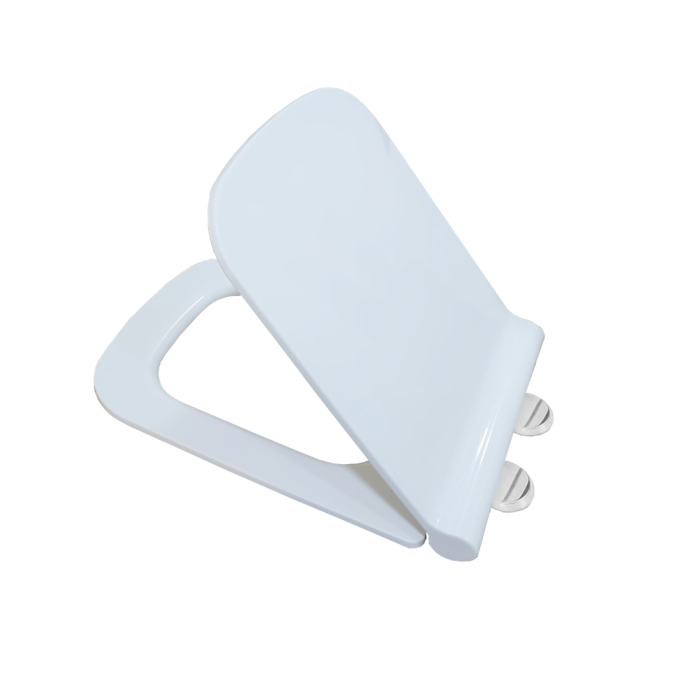 Enigma Heavy PP QQ Seat Cover, 743 slim qq seat cover, square type Slim toilet ss hinges seat cover