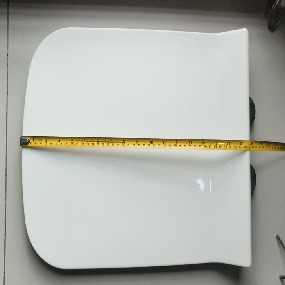 Enigma Heavy PP QQ Seat Cover, 743 slim qq seat cover, square type Slim toilet ss hinges seat cover