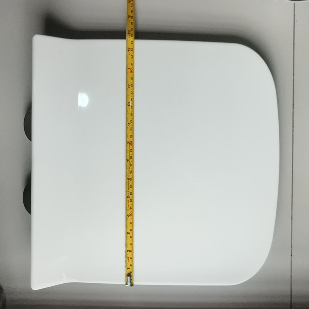 Enigma Heavy PP QQ Seat Cover, 743 slim qq seat cover, square type Slim toilet ss hinges seat cover