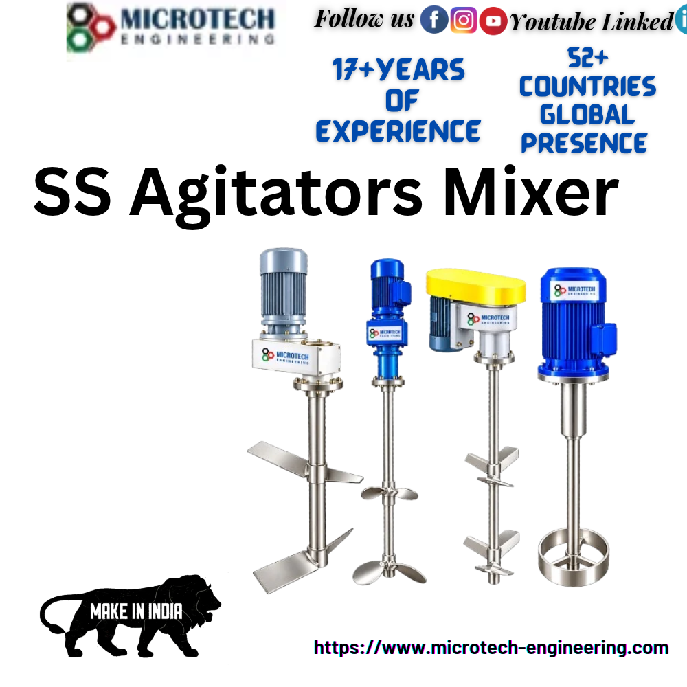 SS Agitators Mixer