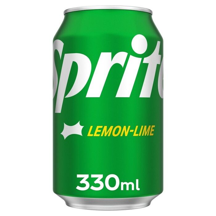 Cool Cown Instantly with Sprite 330ml Can Fizzy Citrus Drink
