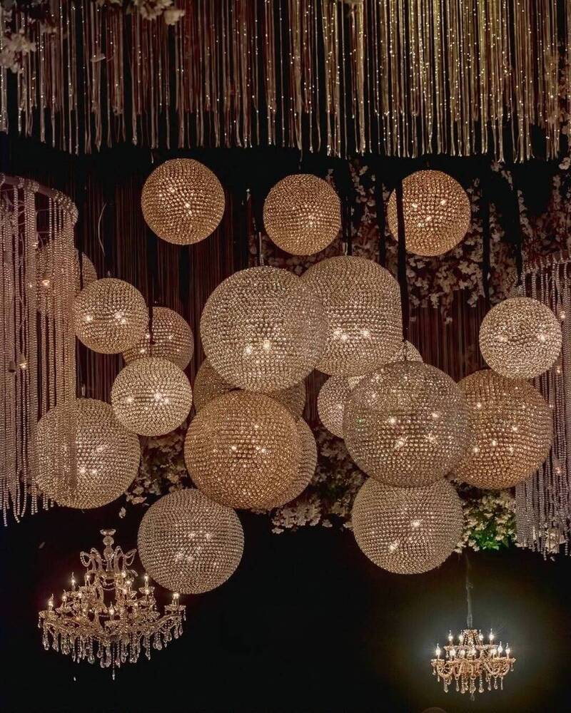 Luxury Crystal Ball Chandelier Light