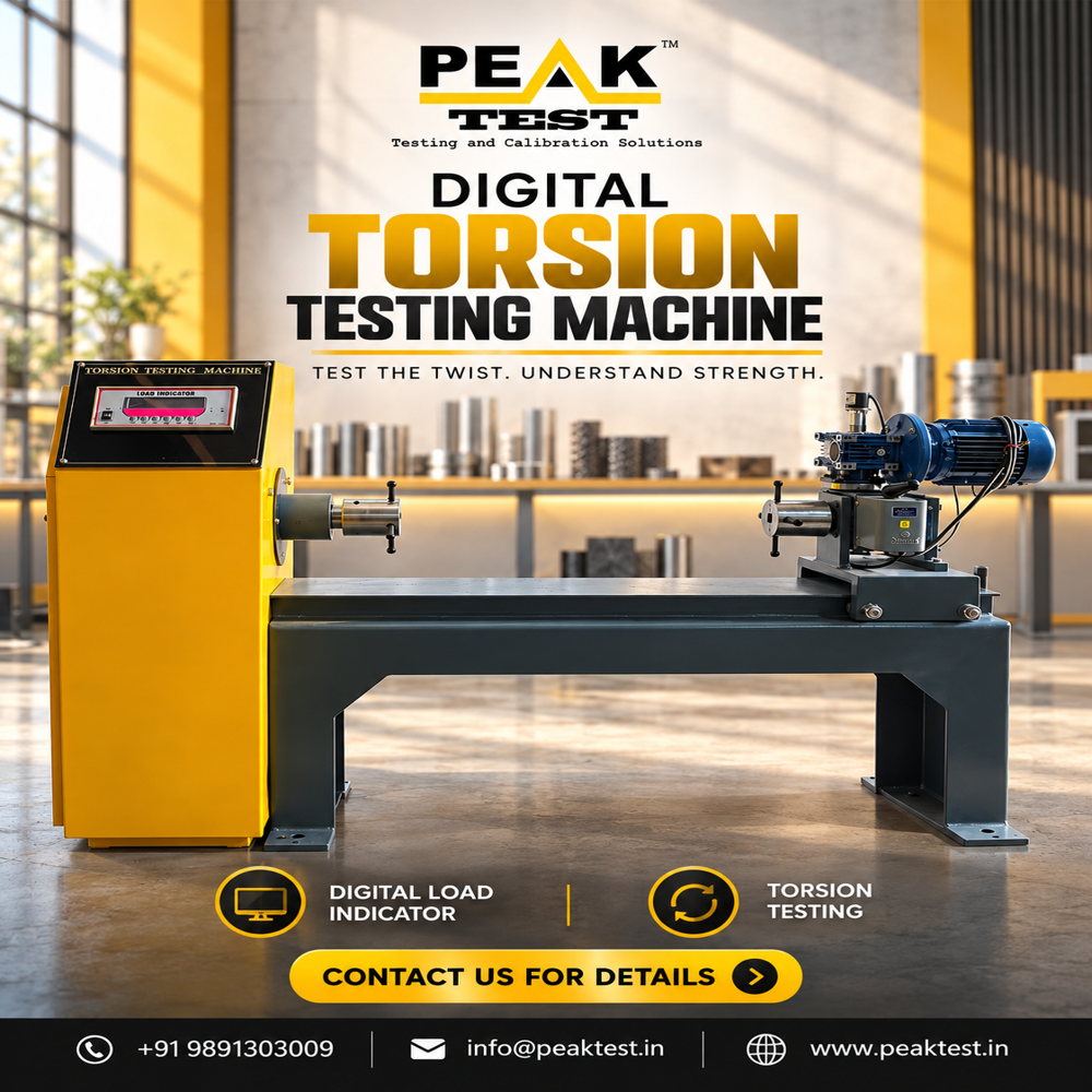 Digital Torsion Testing Machines - Material: Mild Steel