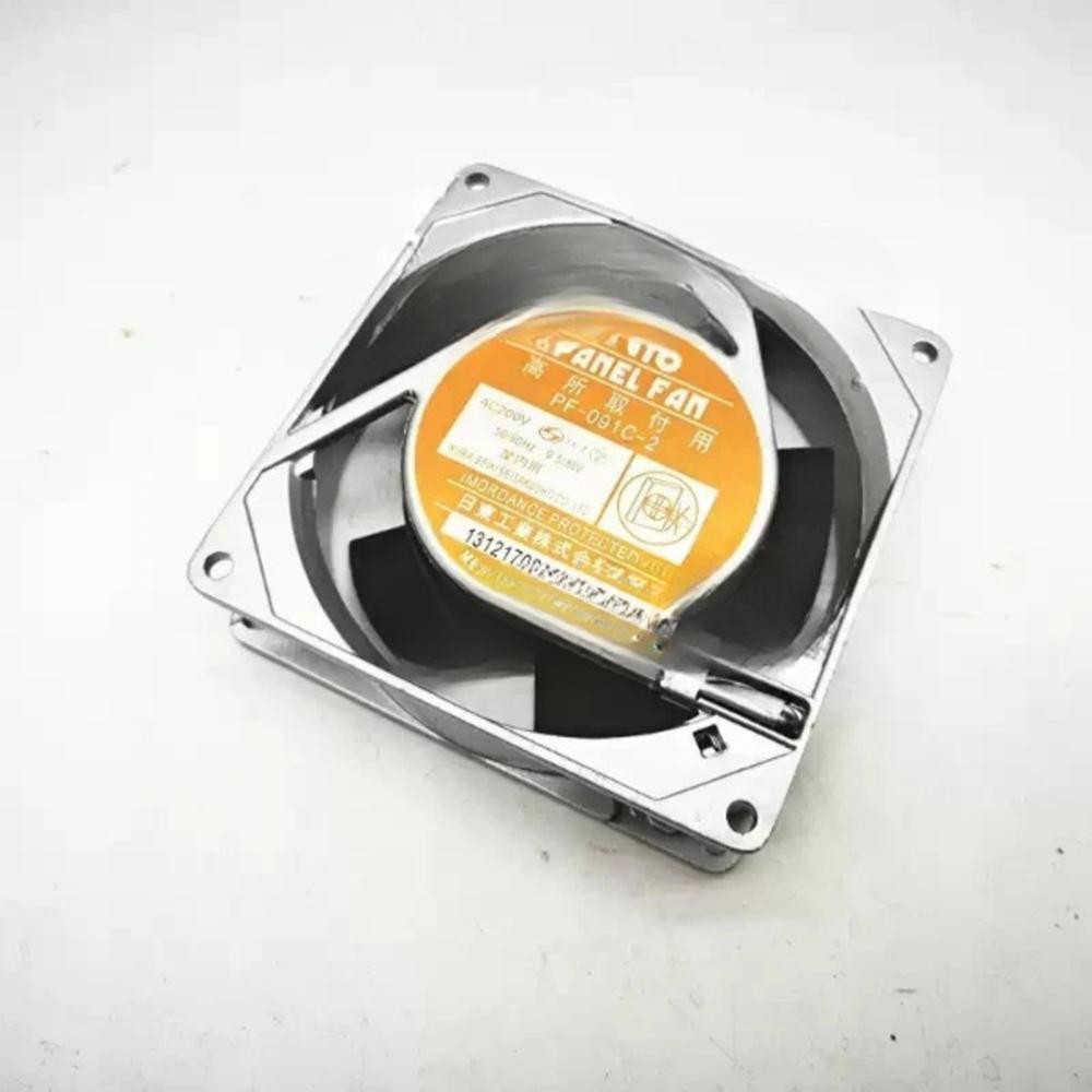 PANEL FAN PF-091C-2 200V AC 9.5/8W 9225mm Ball Bearing Industrial Axial Cooling Fan