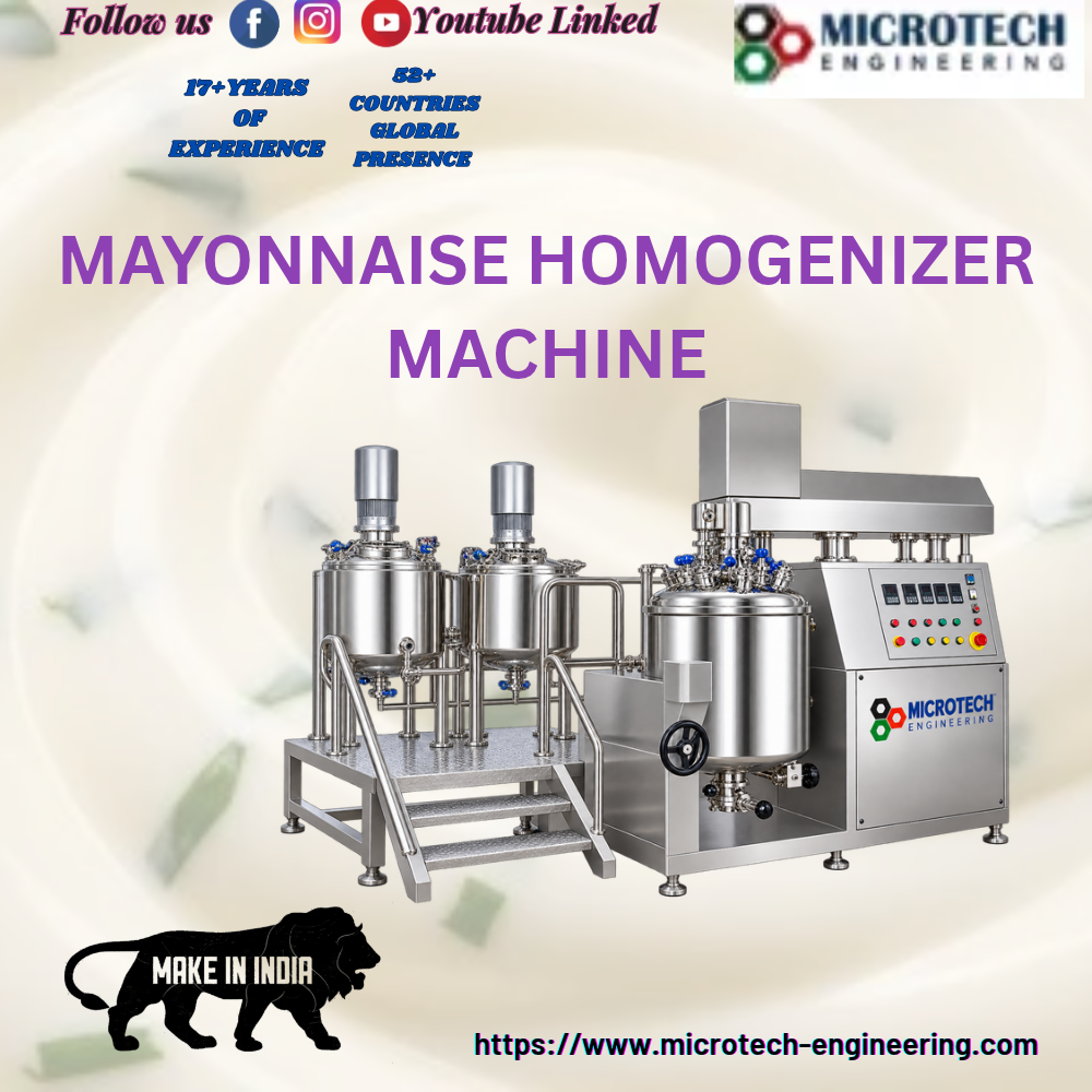  MAYONNAISE HOMOGENIZER MACHINE 