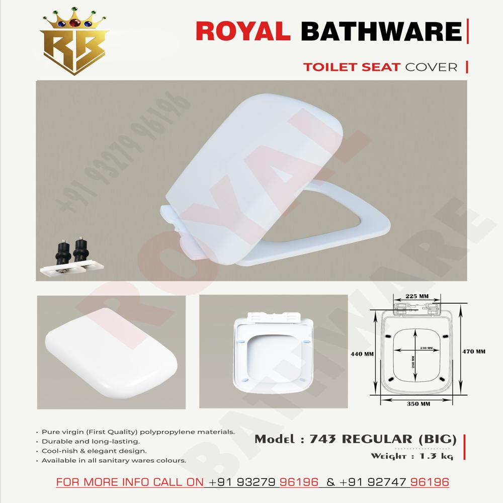 743 regular model heavy seat cover, Enigma square regular toilet seat cover