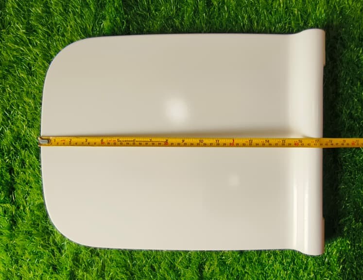 Imported enigma Square model UF Toilet Seat Cover, 743 heavy UF imported seat cover white