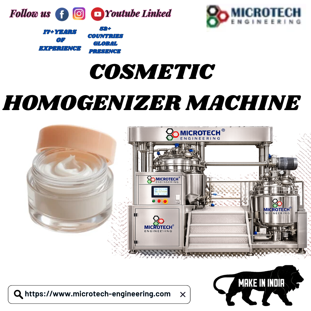 Cosmetic Homogenizer Machine