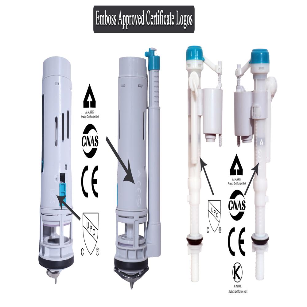 one piece toilet high pressure fitting, adjustable inlet type one piece fitting, Suitable for hindware, somany, simpolo, parryware and all Indian brands