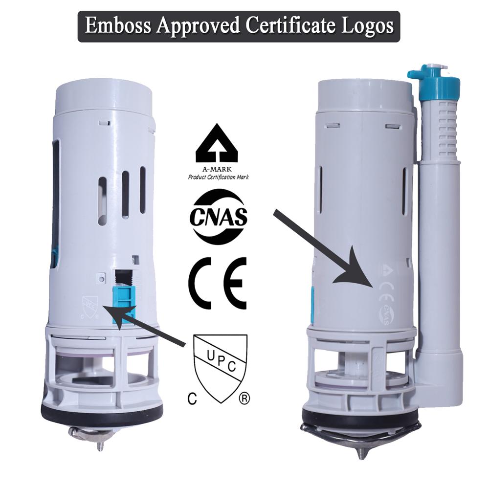 one piece cap type inlet internal toilet flush fitting, perfect sutable for cera, agl, rak, astral and sonet brands flush fitting for toilet