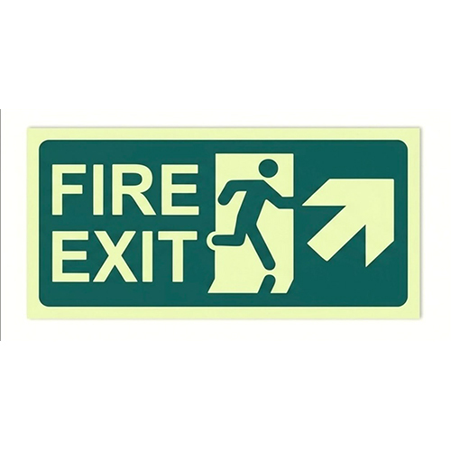 Fire Exit Glow Signange - Application: Accessible Public Spaces