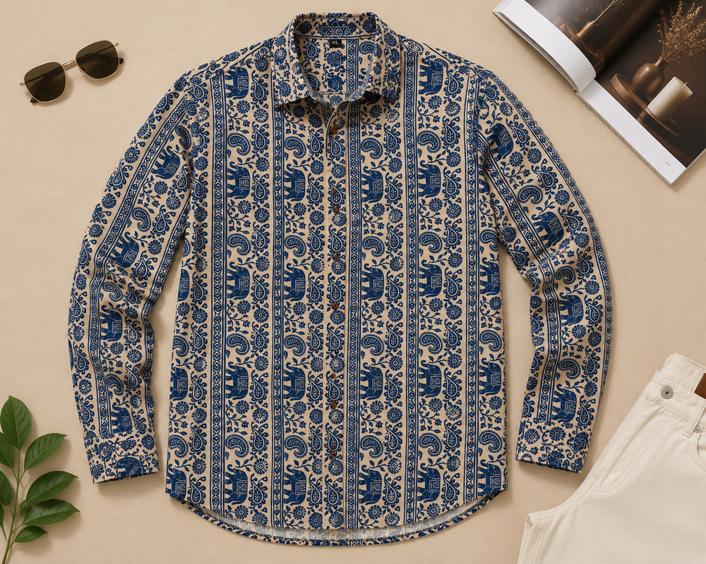 Traditionalmen Printed Shirt - Age Group: Adults