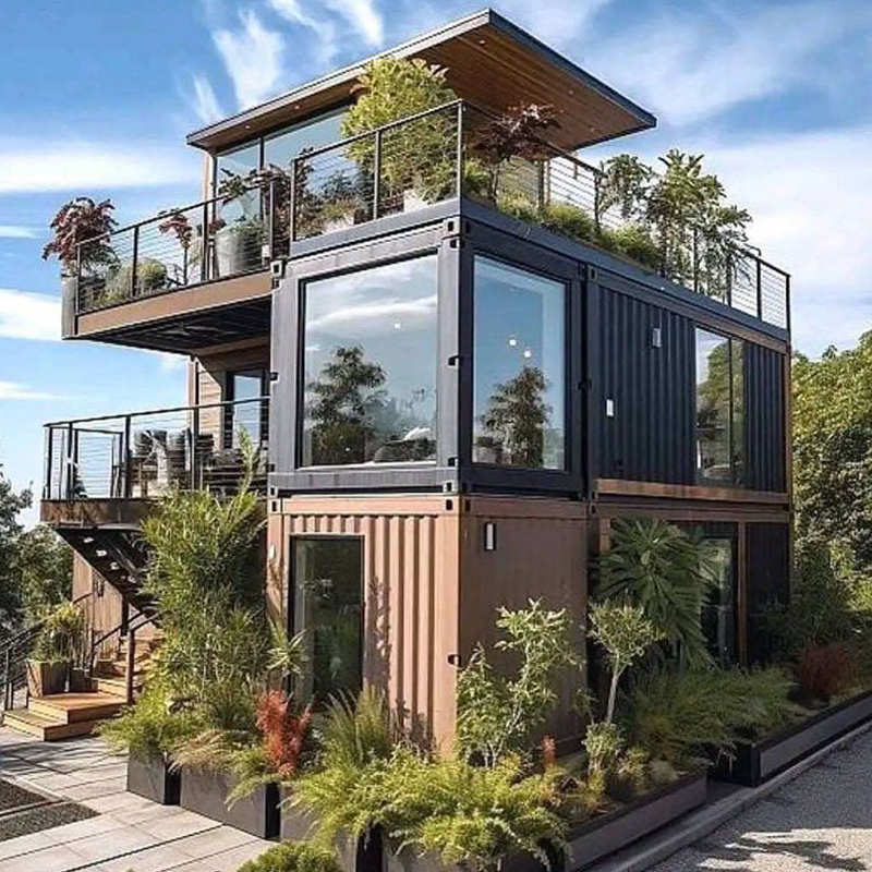 Contemporary Two-Storey Prefabricated House
